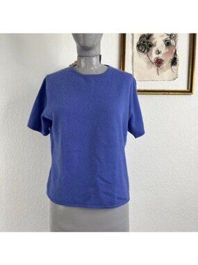 Nordstrom Studio 121 Purple 100% Cashmere Medium